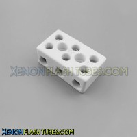 Ceramic Terminal block holder for xenon Flash tube Lamps (3P)