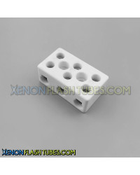 Ceramic Terminal block holder for xenon Flash tube Lamps (3P)