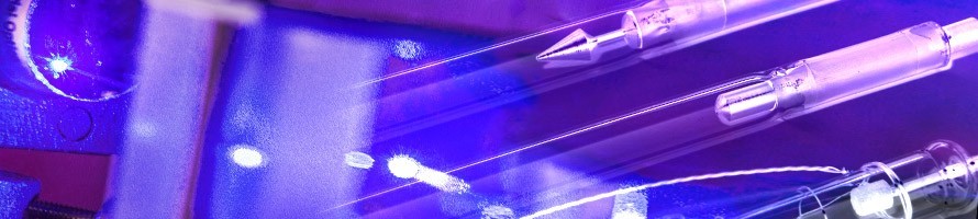 Quartz Xenon Flash Tube Lamps - UV Photography, IPL, Germicidal pulsed