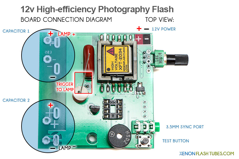 12v 24v DC Xenon flash driver board module